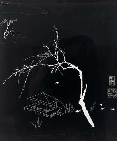 郎静山 1949年前 银光